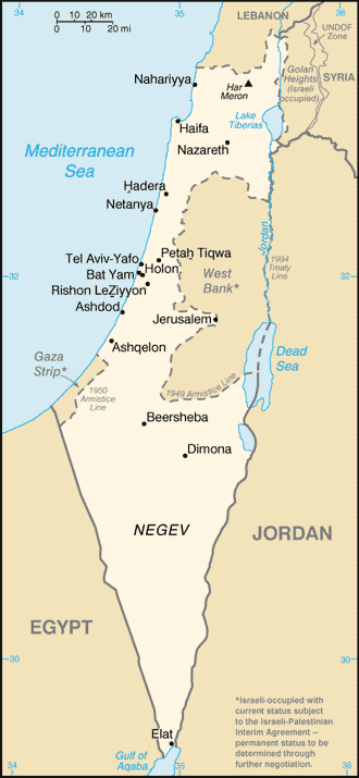 Israel: Ariel Sharon is proposing to "disengage" from the Gaza Strip and the West Bank