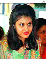 Devyani Rana, Crown Prince Dipendra's girlfriend. <font size=-2>(Source: BBC)</font>
