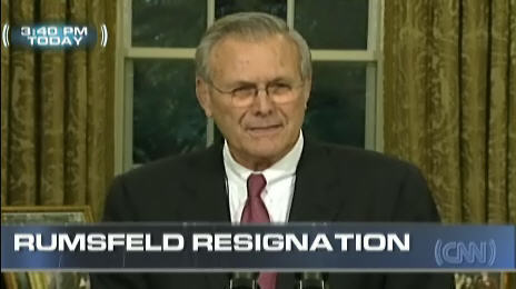 Donald Rumsfeld <font size=-2>(Source: CNN)</font>