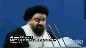 Iran's Ahmed Khatami: "If they continuing their bullying gestures, they will have an expensive price to pay." <font size=-2>(Source: CNN)</font>