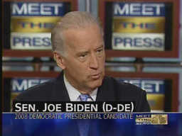 Joe Biden on <i>Meet the Press</i> <font size=-2>(Source: NBC)</font>