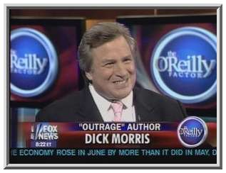 Dick Morris, speaking on the O'Reilly Factor. <font face=Arial size=-2>(Source: Fox)</font>