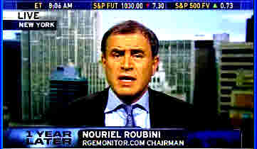 Nouriel Roubini <font face=Arial size=-2>(Source: CNBC)</font>