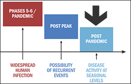 Post-pandemic phase <font face=Arial size=-2>(Source: WHO)</font>