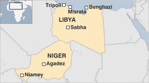 Libya and Niger (BBC)