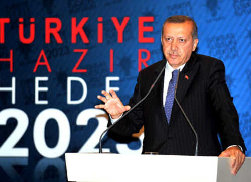 Turkey's Prime Minister Recep Tayyip Erdogan on Wednesday (AP)