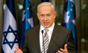 Benjamin Netanyahu on Saturday (Reuters)