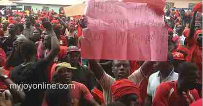 The Agogo youth protest over the Fulani occupation of their land