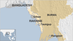 Deadly violence in Rakhine State of Burma (Myanmar) (BBC)