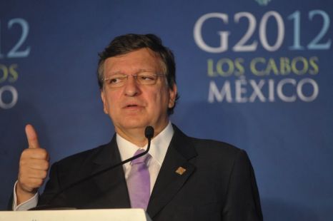 Manuel Barroso at G-20 meeting on Tuesday (AFP)