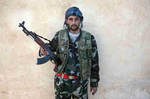 Syrian soldier (EPA)