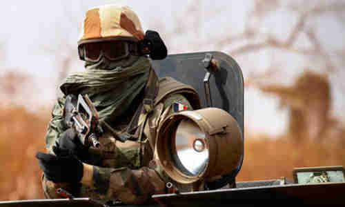 A French soldier in Mali (EPA)