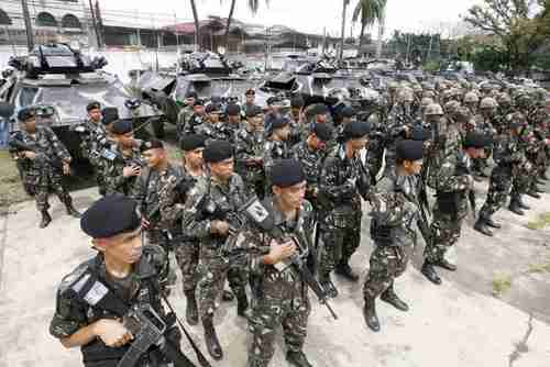 Philippine army soldiers