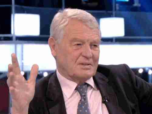 Paddy Ashdown promises to eat his own hat, even though he isn't wearing a hat.  He still hasn't kept his promise.