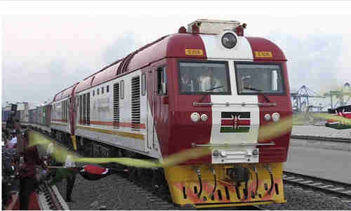 Madaraka Express railway launch in Nairobi, Kenya, on Wednesday
