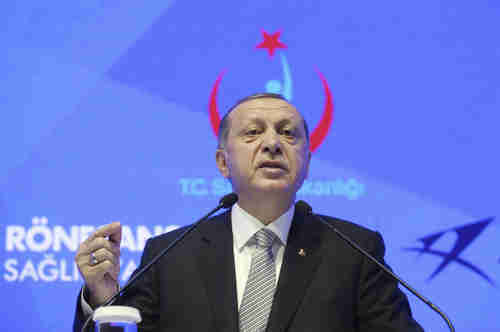 Turkey's president Erdogan at United Nations on Thursday