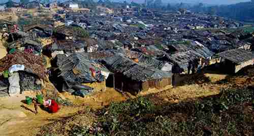 Rohingya refugee camp in Bangladesh (Rohingya Vision TV)