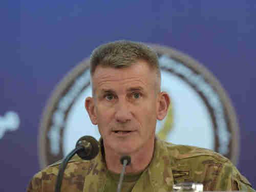 US Army General and commander of US forces in Afghanistan John Nicholson (AFP)