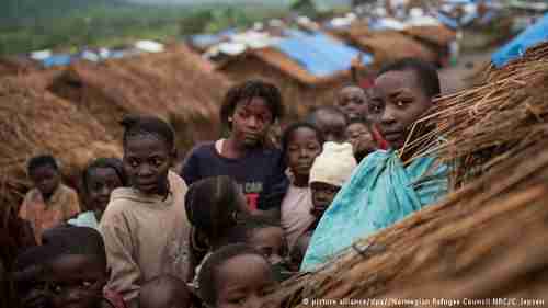 A refugee Congolese woman and children (dpa)