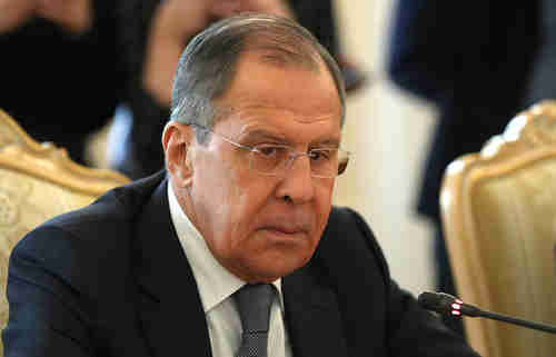 Russia's foreign minister Sergei Lavrov (Tass)