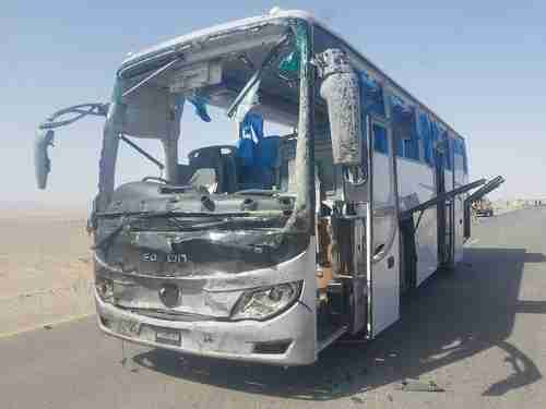 Result when bus carrying Chinese workers was attacked by a suicide bomber