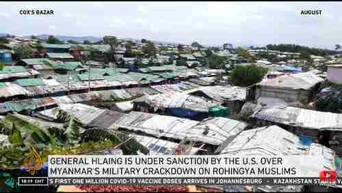 Cox's Bazar refugee camp for Rohingyas in Bangladesh, fleeing from Burma (al-Jazeera)