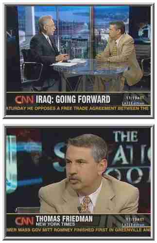 Thomas Friedman interviewed by Wolf Blitzer <font size=-2>(Source: CNN)</font>