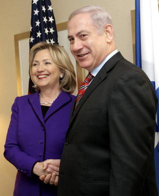 Hillary Rodham Clinton and Benjamin Netanyahu (AP)