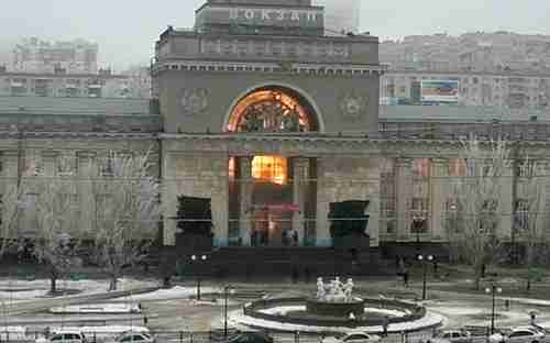 Surveillance camera catches the explosion in Volgograd train station on Sunday