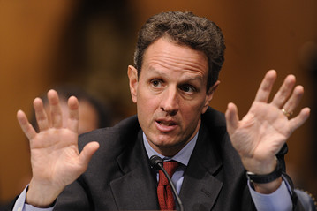 Timothy Geithner, Secretary of the Treasury, testifying before Congress in 2009