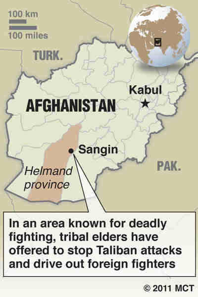 Helmand's Sangin district in Afghanistan (McClatchy)