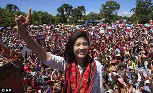 Yingluck Shinawatra, 44, is poised to become Thailand's first female PM (AP)