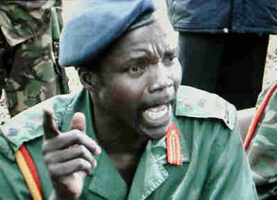 Joseph Kony, head of the Lord's Liberation Army (LRA)