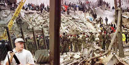August 7, 1998, terrorist bombing attack on U.S. embassy in Nairobi, Kenya (AFP)