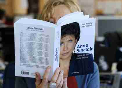 Anne Sinclair, 'Woman of the Year' (AFP)