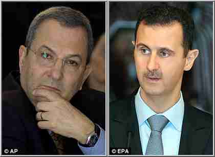 Ehud Barak and Bashar al-Assad