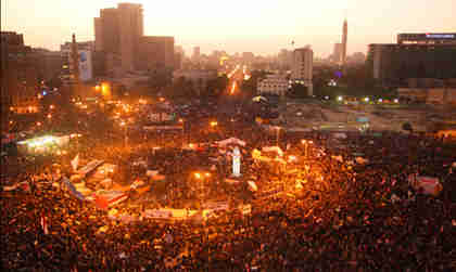 Cairo's Tahrir Square on Wednesday