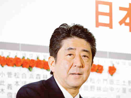 New Prime Minister Shinzo Abe (Reuters)