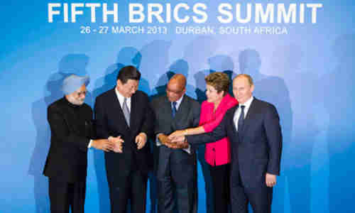 Five BRICS leaders hail a 'new paradigm', challenging Western-dominated financial institutions (Reuters)