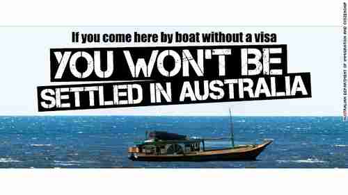 Australian ad warning boat people to stay away (AFP)