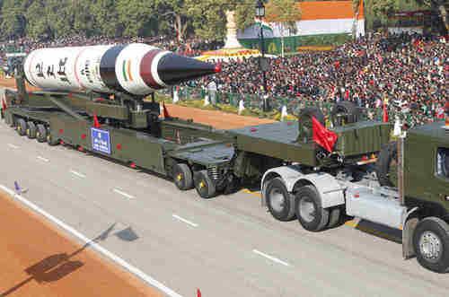 India's Agni-V missile (EPA)