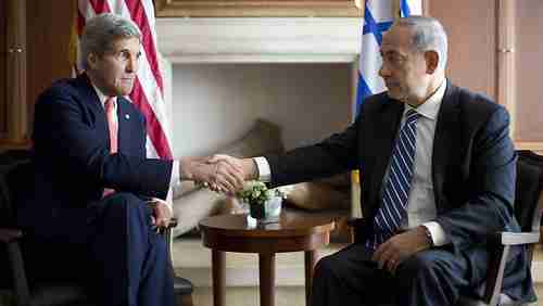 John Kerry and Benjamin Netanyahu (AFP)