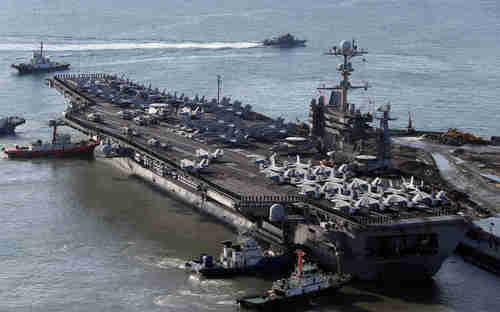 USS George Washington nuclear powered aircraft carrier