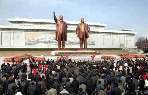 Kim Il Sung 101st anniversary in Pyongyang, North Korea