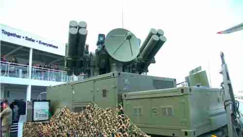 French Crotale (rattlesnake) anti-aircraft missile system