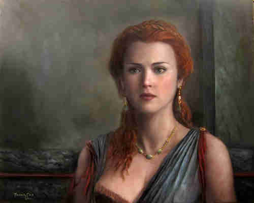Antigone - oil painting by Trung Cao