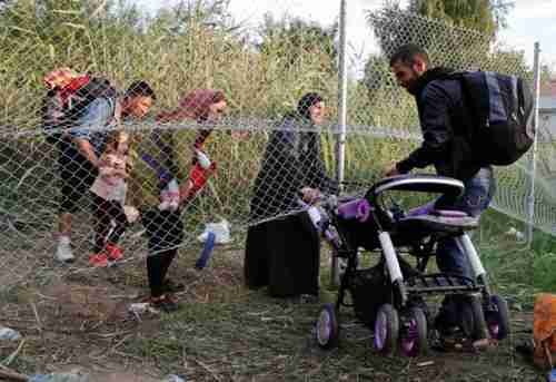 Migrants find a new way to enter Hungary from Serbia, after police sealed the border on Monday (Reuters)