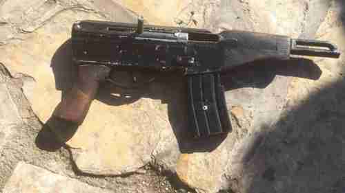 Handmade 'Carlo' gun produced in the West Bank (AP)