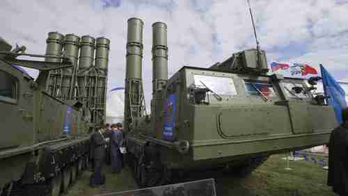 Russian S-300 air defense missile system (AP)