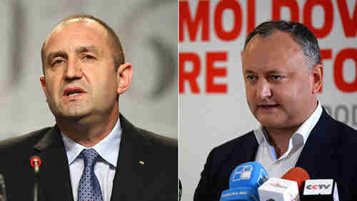 Presidents-elect: Rumen Radev (Bulgaria), and Igor Dodon (Moldova)